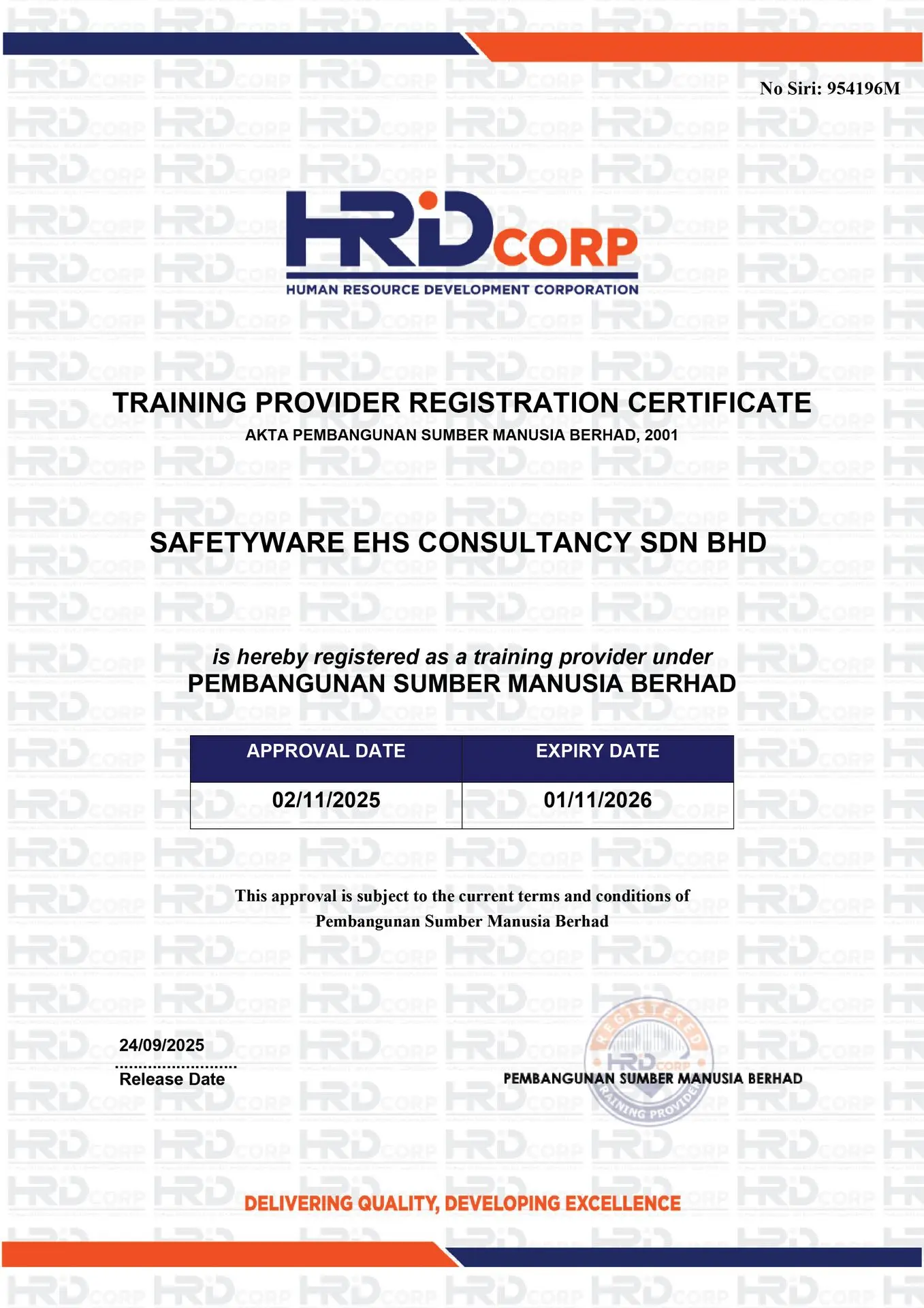 HRDC Cert